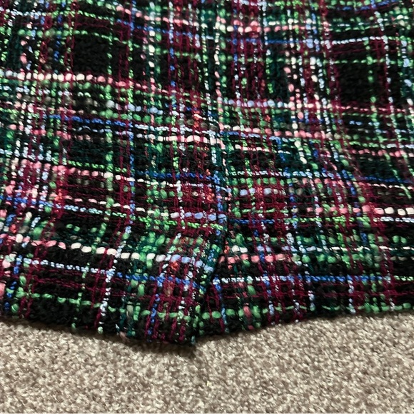 Talbots Multicolor Tweed Pencil Mini Skirt Womens Plus Size 16 Preppy Career Y2K - Picture 13 of 16